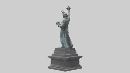 3D model Eternal Struggle for Liberty statue model VR / AR / low-poly