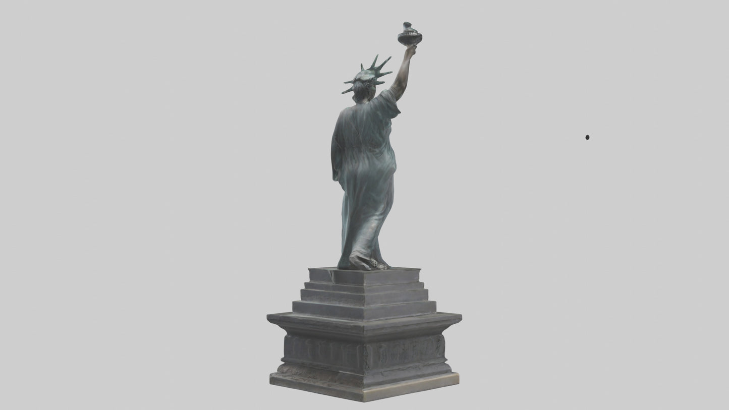3D model Eternal Struggle for Liberty statue model VR / AR / low-poly