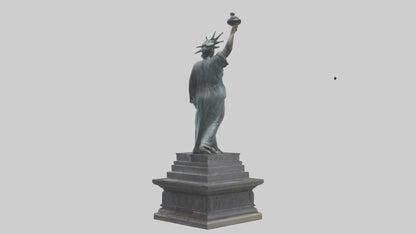 3D model Eternal Struggle for Liberty statue model VR / AR / low-poly