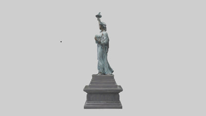 3D model Eternal Struggle for Liberty statue model VR / AR / low-poly