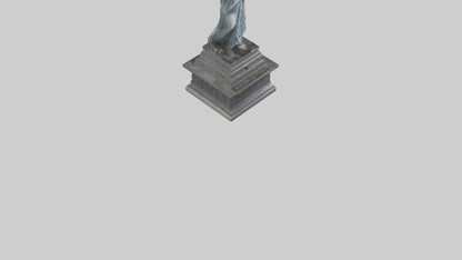 3D model Eternal Struggle for Liberty statue model VR / AR / low-poly