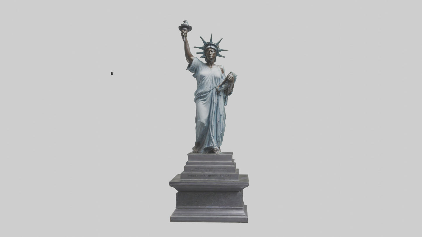 3D model Eternal Struggle for Liberty statue model VR / AR / low-poly