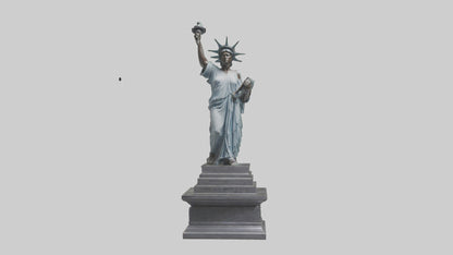 3D model Eternal Struggle for Liberty statue model VR / AR / low-poly