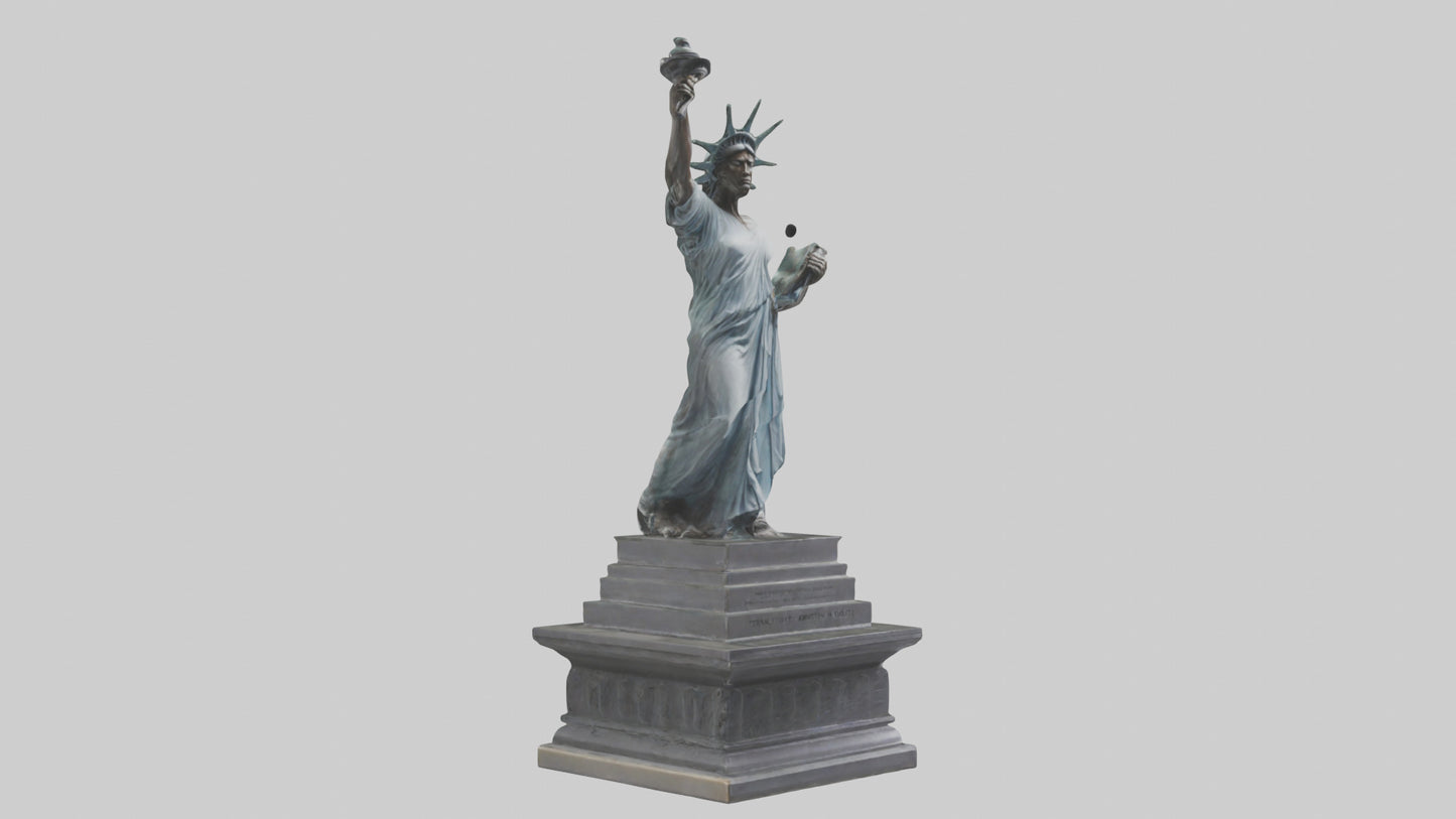 3D model Eternal Struggle for Liberty statue model VR / AR / low-poly