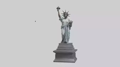 3D model Eternal Struggle for Liberty statue model VR / AR / low-poly