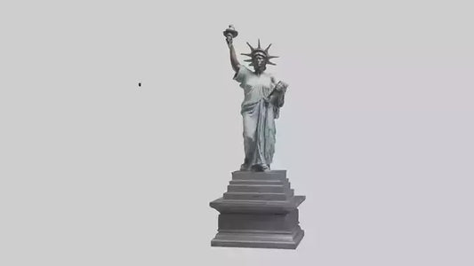 3D model Eternal Struggle for Liberty statue model VR / AR / low-poly