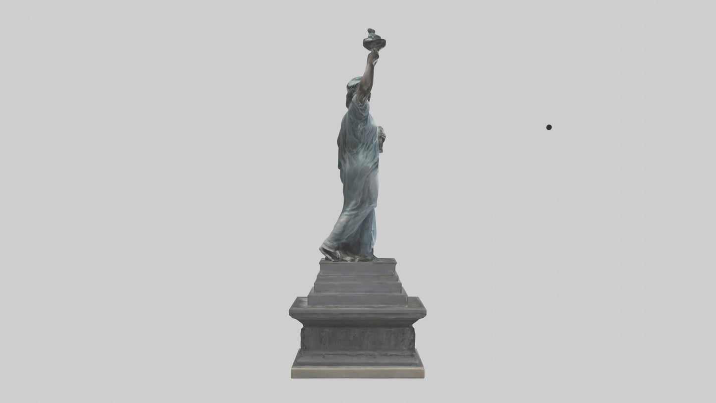 3D model Eternal Struggle for Liberty statue model VR / AR / low-poly