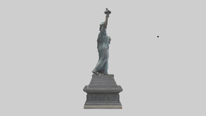 3D model Eternal Struggle for Liberty statue model VR / AR / low-poly