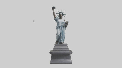 3D model Eternal Struggle for Liberty statue model VR / AR / low-poly