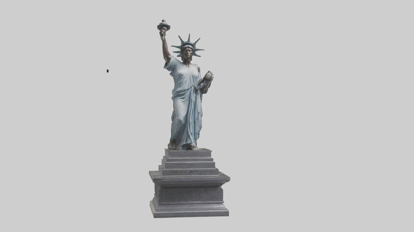 3D model Eternal Struggle for Liberty statue model VR / AR / low-poly