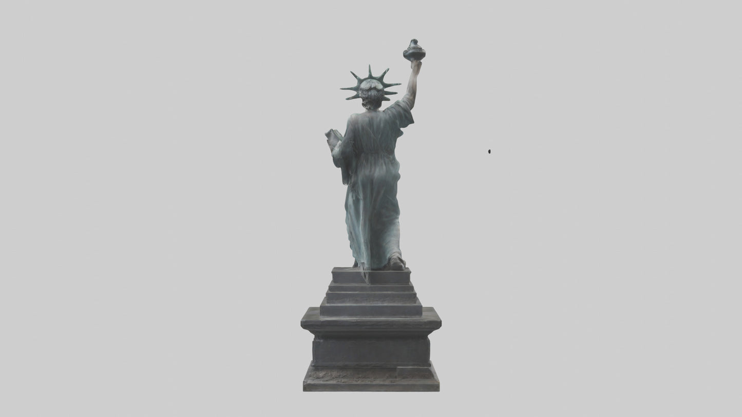 3D model Eternal Struggle for Liberty statue model VR / AR / low-poly