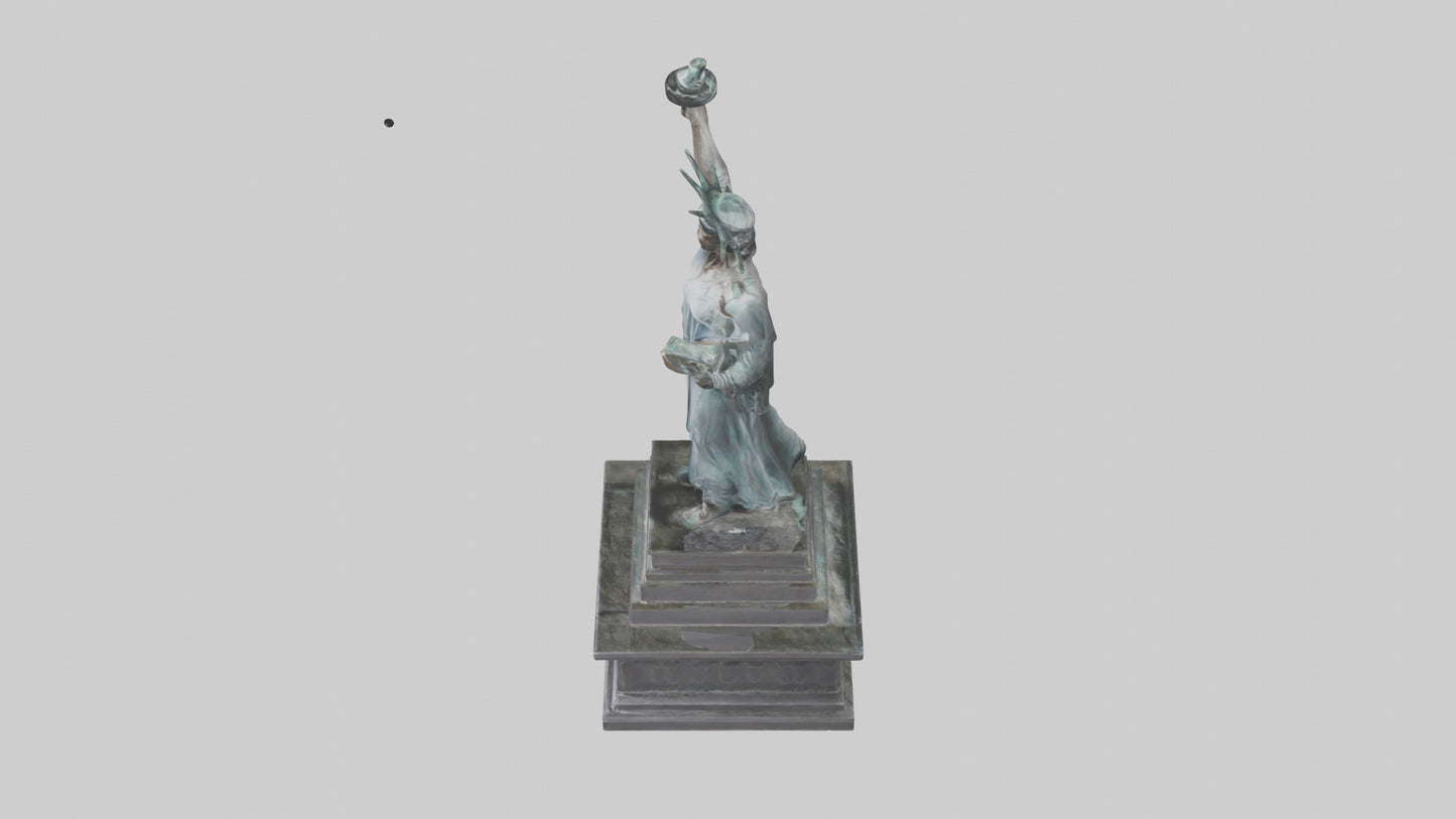 3D model Eternal Struggle for Liberty statue model VR / AR / low-poly