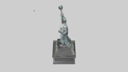 3D model Eternal Struggle for Liberty statue model VR / AR / low-poly