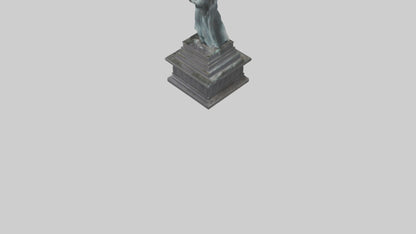 3D model Eternal Struggle for Liberty statue model VR / AR / low-poly