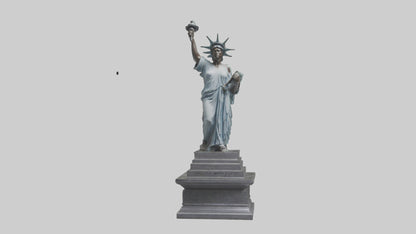 3D model Eternal Struggle for Liberty statue model VR / AR / low-poly