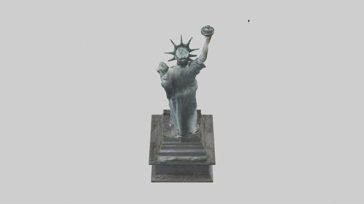 3D model Eternal Struggle for Liberty statue model VR / AR / low-poly