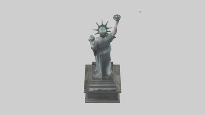 3D model Eternal Struggle for Liberty statue model VR / AR / low-poly