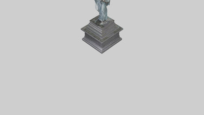 3D model Eternal Struggle for Liberty statue model VR / AR / low-poly