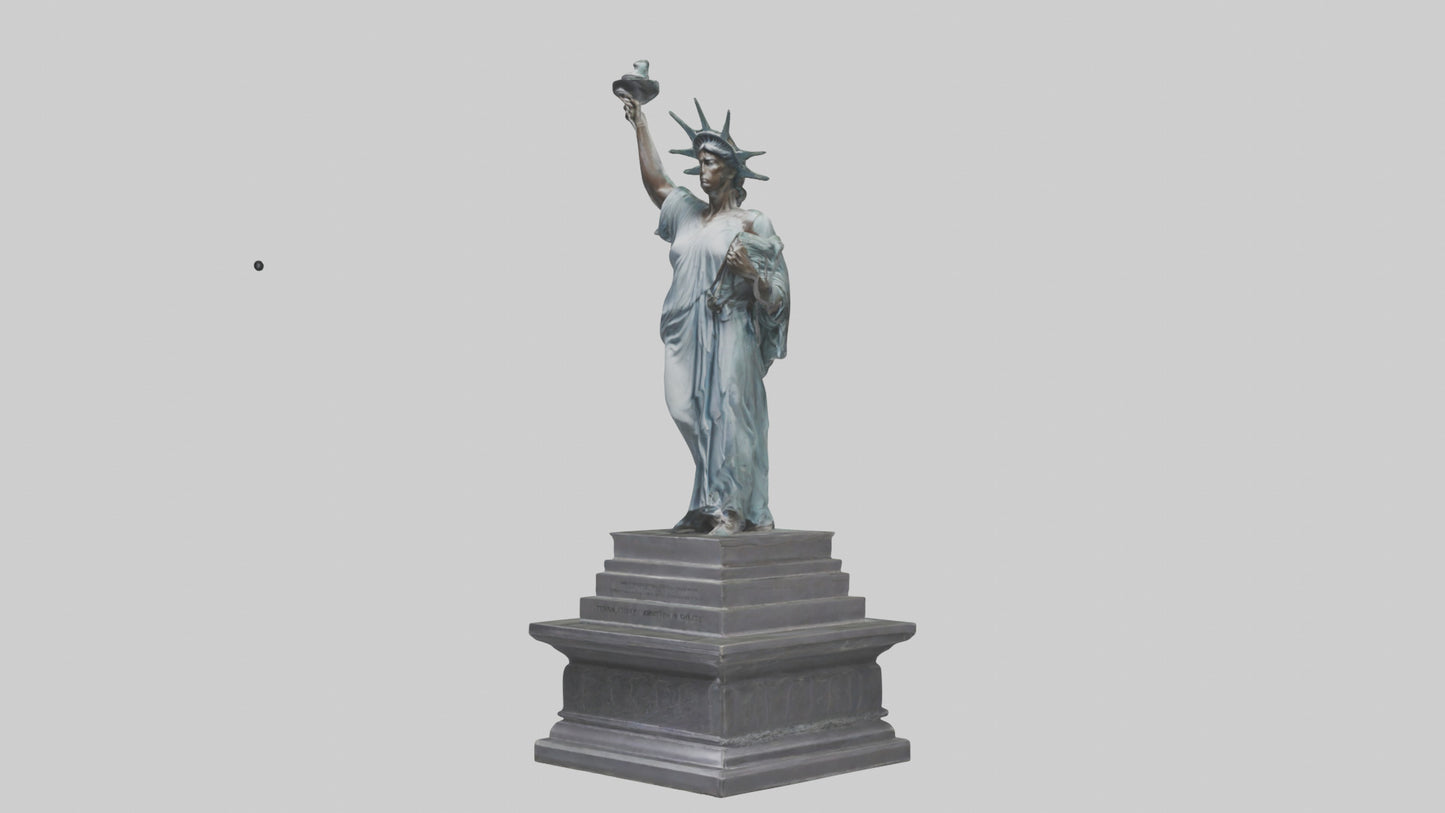 3D model Eternal Struggle for Liberty statue model VR / AR / low-poly