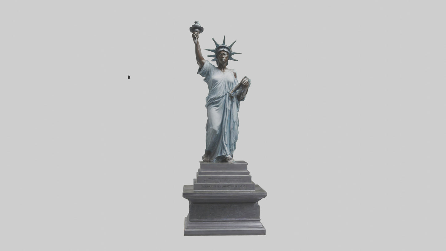 3D model Eternal Struggle for Liberty statue model VR / AR / low-poly