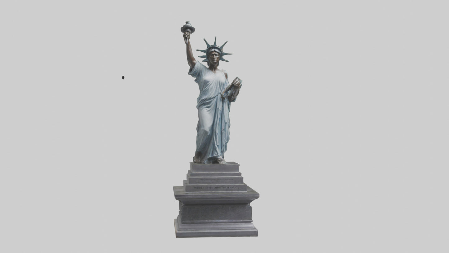 3D model Eternal Struggle for Liberty statue model VR / AR / low-poly