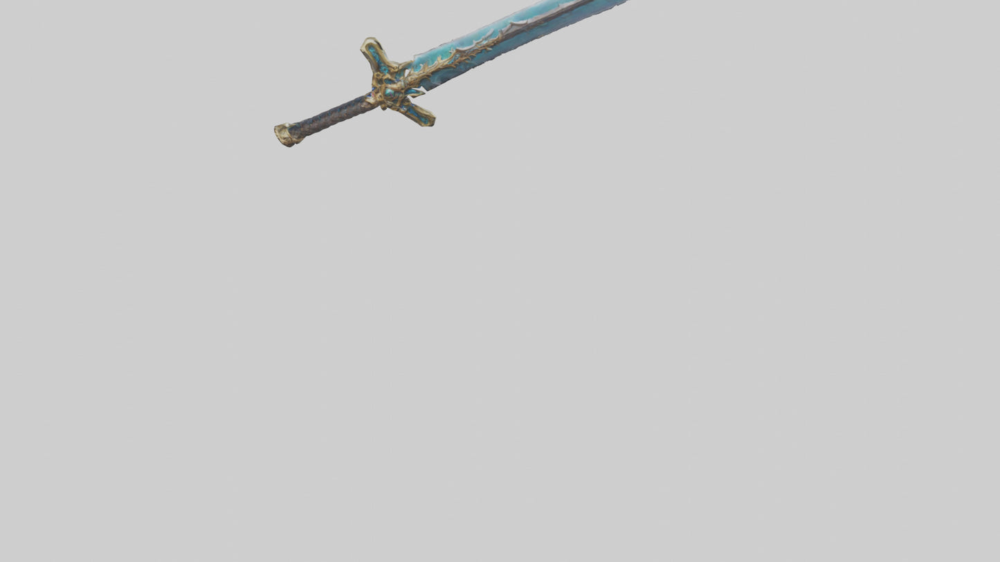 3D model Eternal Sword model VR / AR / low-poly
