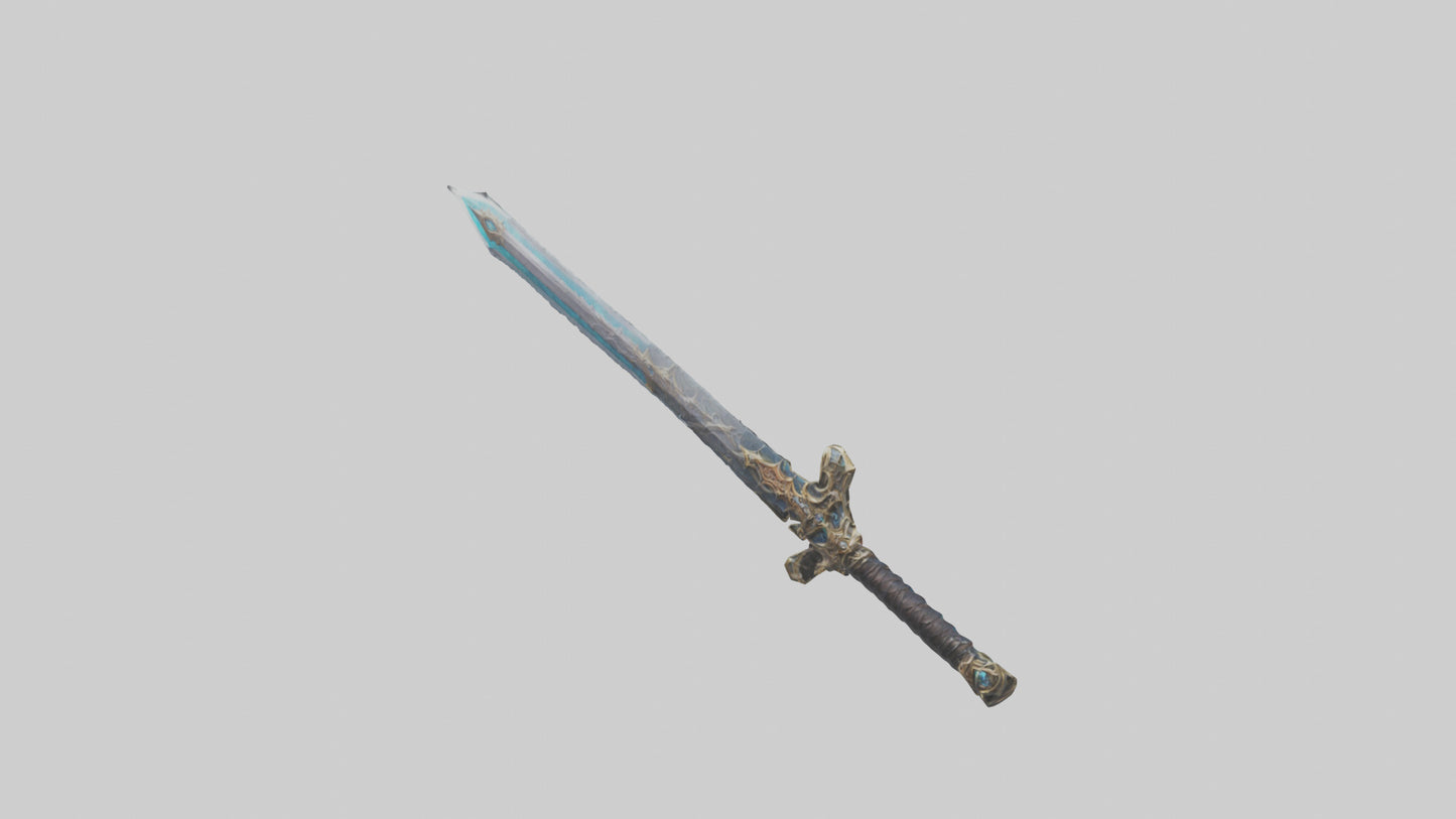 3D model Eternal Sword model VR / AR / low-poly