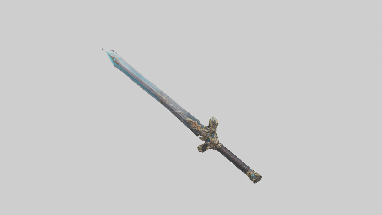 3D model Eternal Sword model VR / AR / low-poly