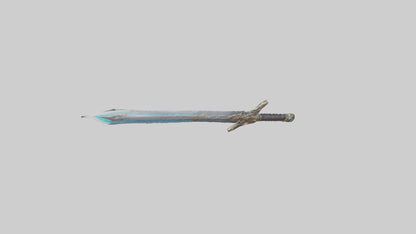 3D model Eternal Sword model VR / AR / low-poly
