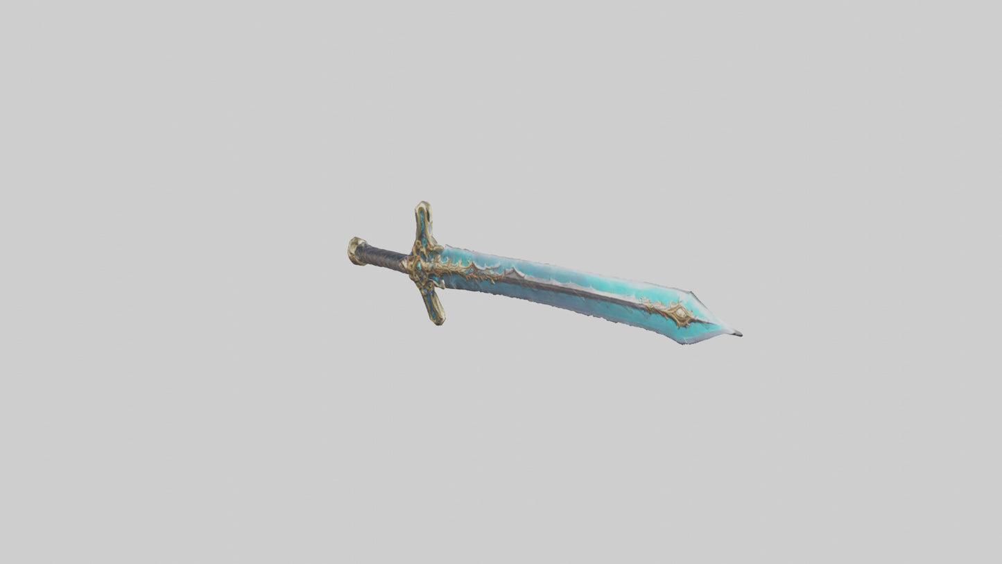 3D model Eternal Sword model VR / AR / low-poly
