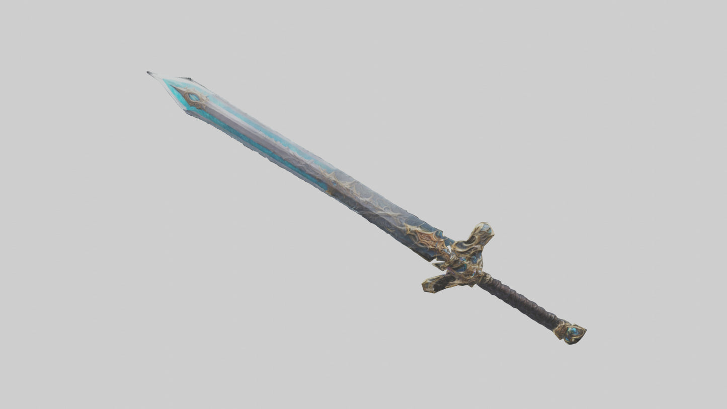3D model Eternal Sword model VR / AR / low-poly