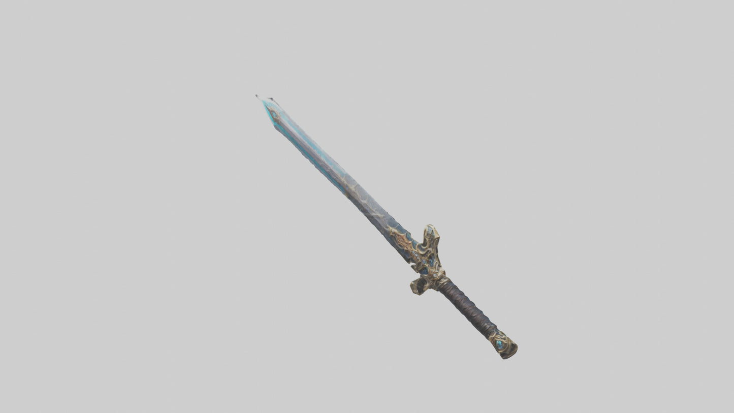 3D model Eternal Sword model VR / AR / low-poly