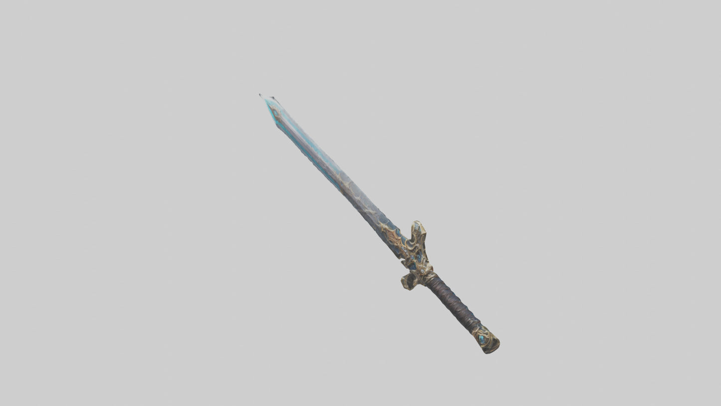 3D model Eternal Sword model VR / AR / low-poly