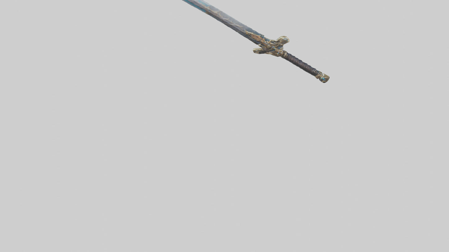 3D model Eternal Sword model VR / AR / low-poly