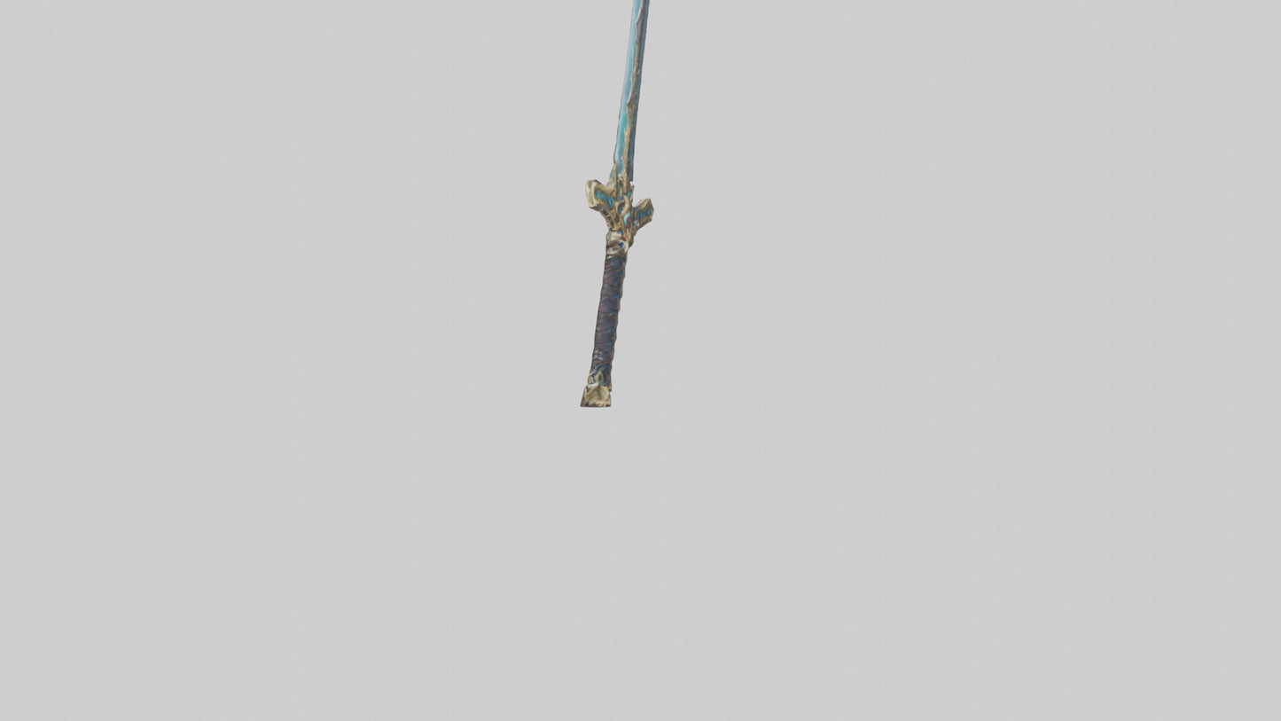 3D model Eternal Sword model VR / AR / low-poly