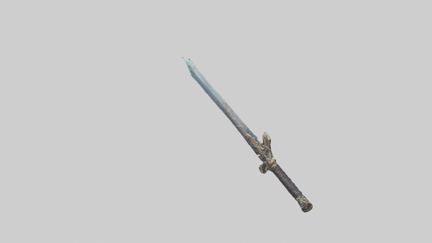 3D model Eternal Sword model VR / AR / low-poly