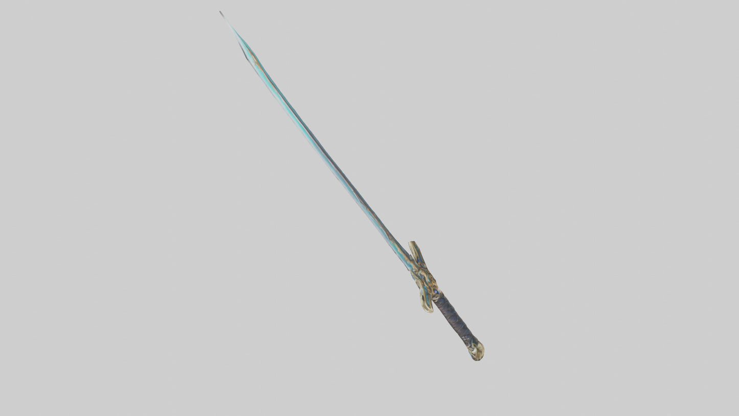 3D model Eternal Sword model VR / AR / low-poly