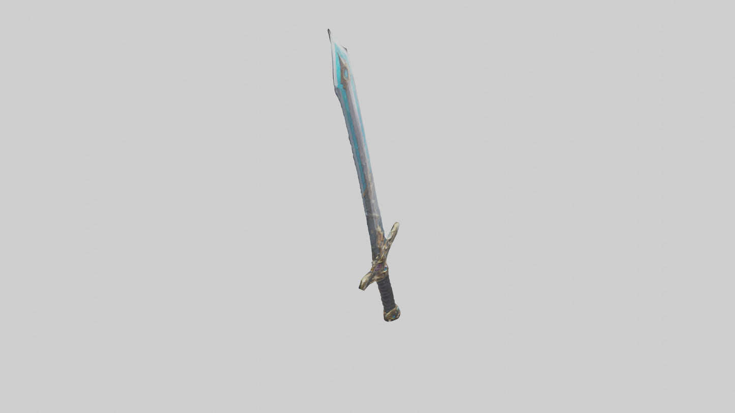 3D model Eternal Sword model VR / AR / low-poly