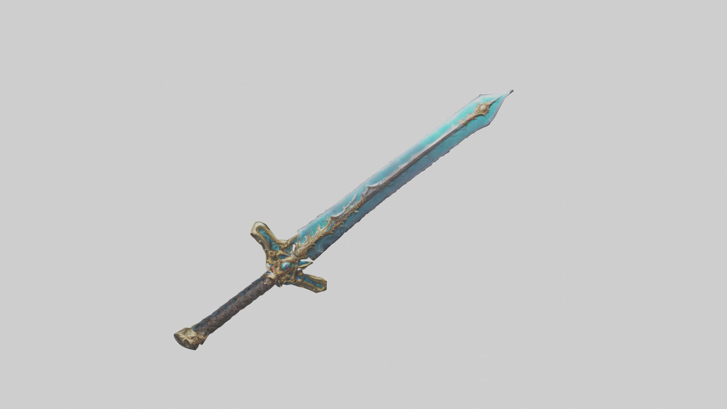 3D model Eternal Sword model VR / AR / low-poly