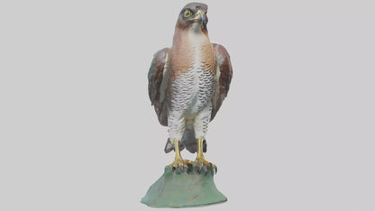 Eurasian Sparrowhawk statue model VR / AR / low-poly