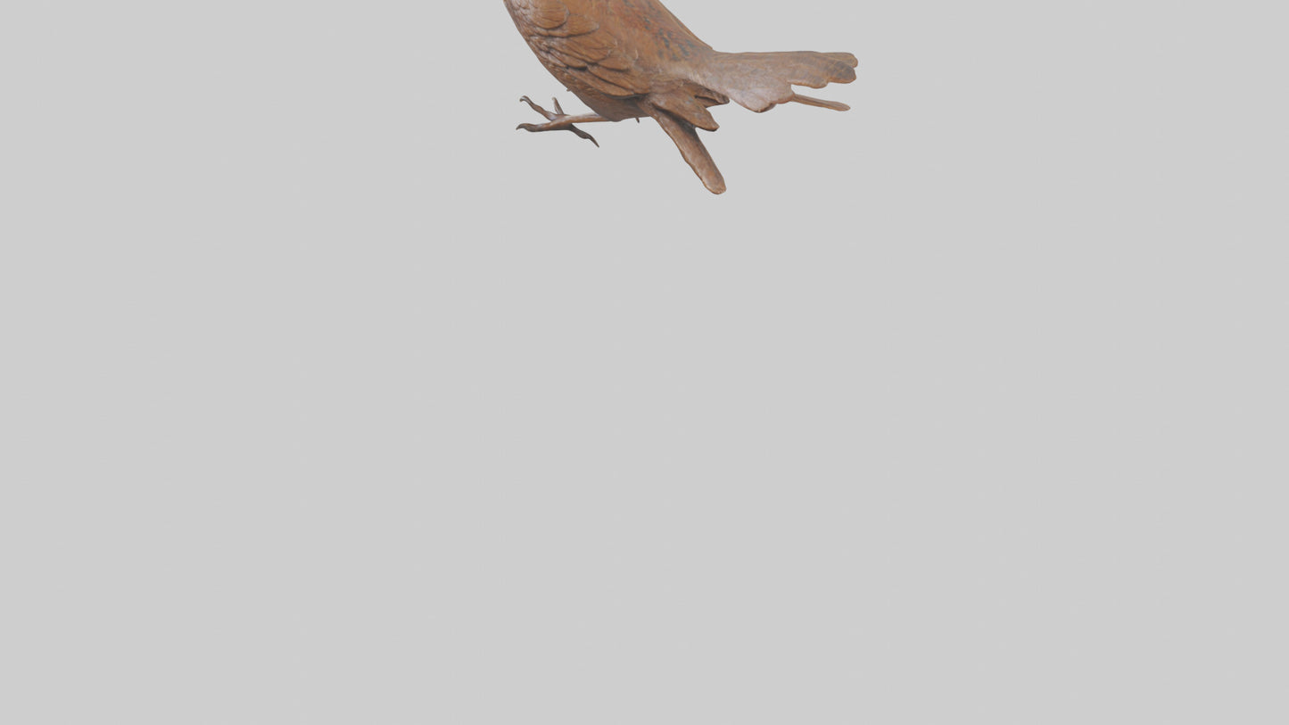 Eurasian Wren statue model VR / AR / low-poly