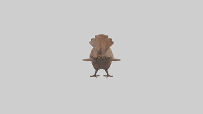 Eurasian Wren statue model VR / AR / low-poly