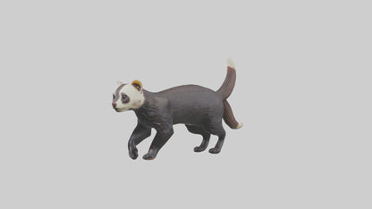 European Polecat hunting model 3D model
