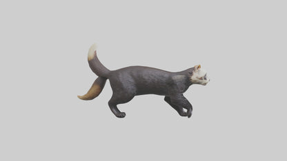European Polecat hunting model 3D model
