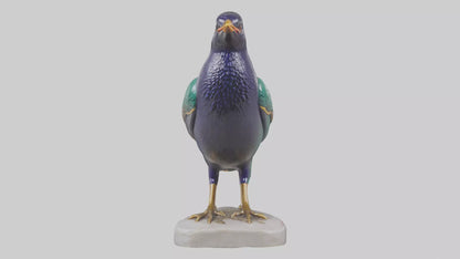 European Starling statue model 3D model