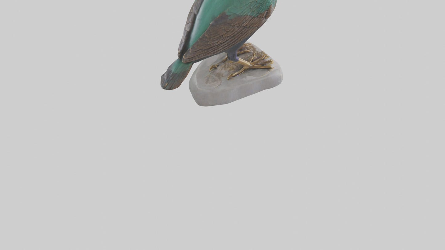 European Starling statue model 3D model