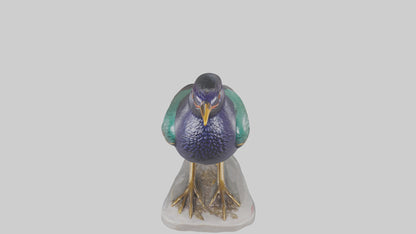 European Starling statue model 3D model