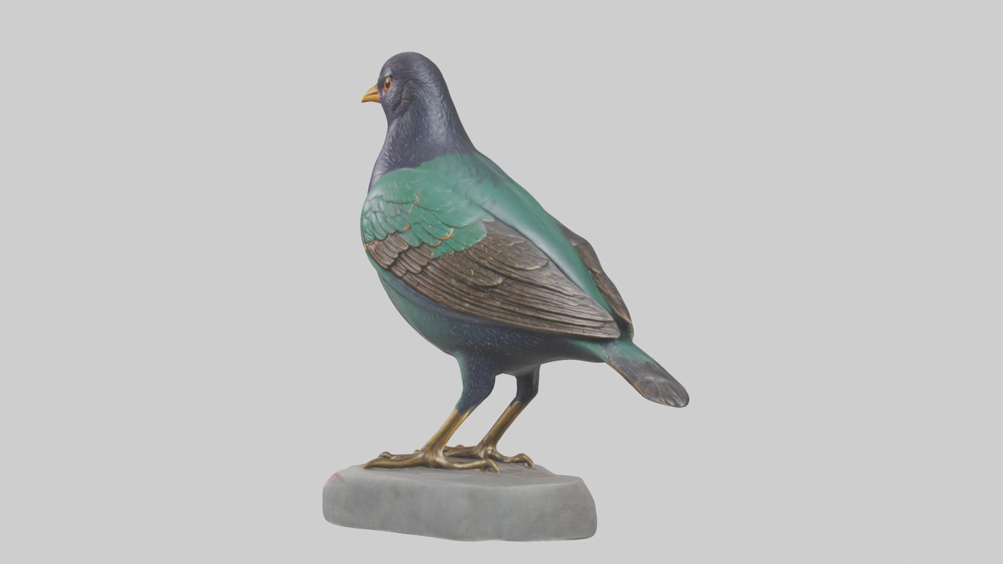 European Starling statue model 3D model