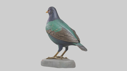 European Starling statue model 3D model