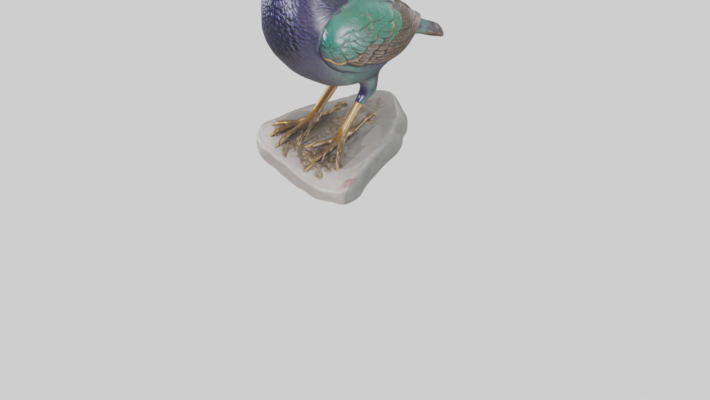European Starling statue model 3D model